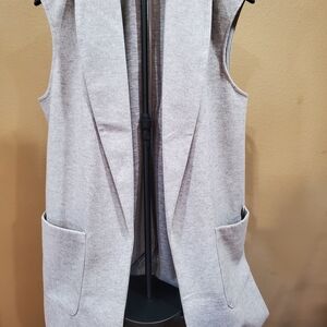 Joie Taupe Open Front Vest